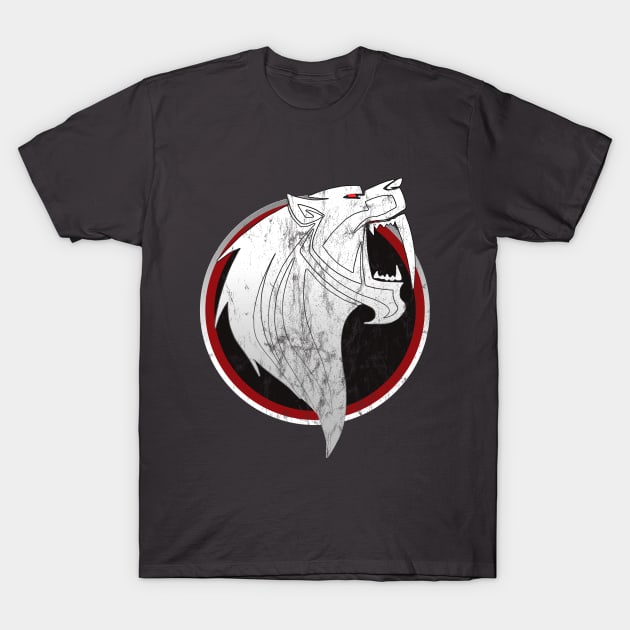 Sabertooth Tiger Vintage Logo T-Shirt by Dojaja